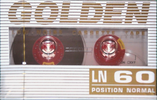 Compact Cassette Golden 60 Type I Normal Hong Kong