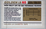 Compact Cassette Golden 60 Type I Normal Hong Kong