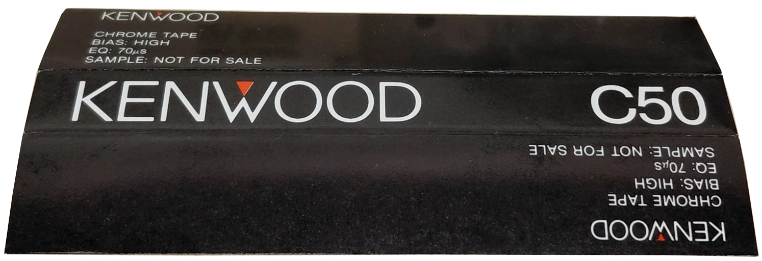 Compact Cassette Kenwood 50 Type II Chrome 1983 Japan