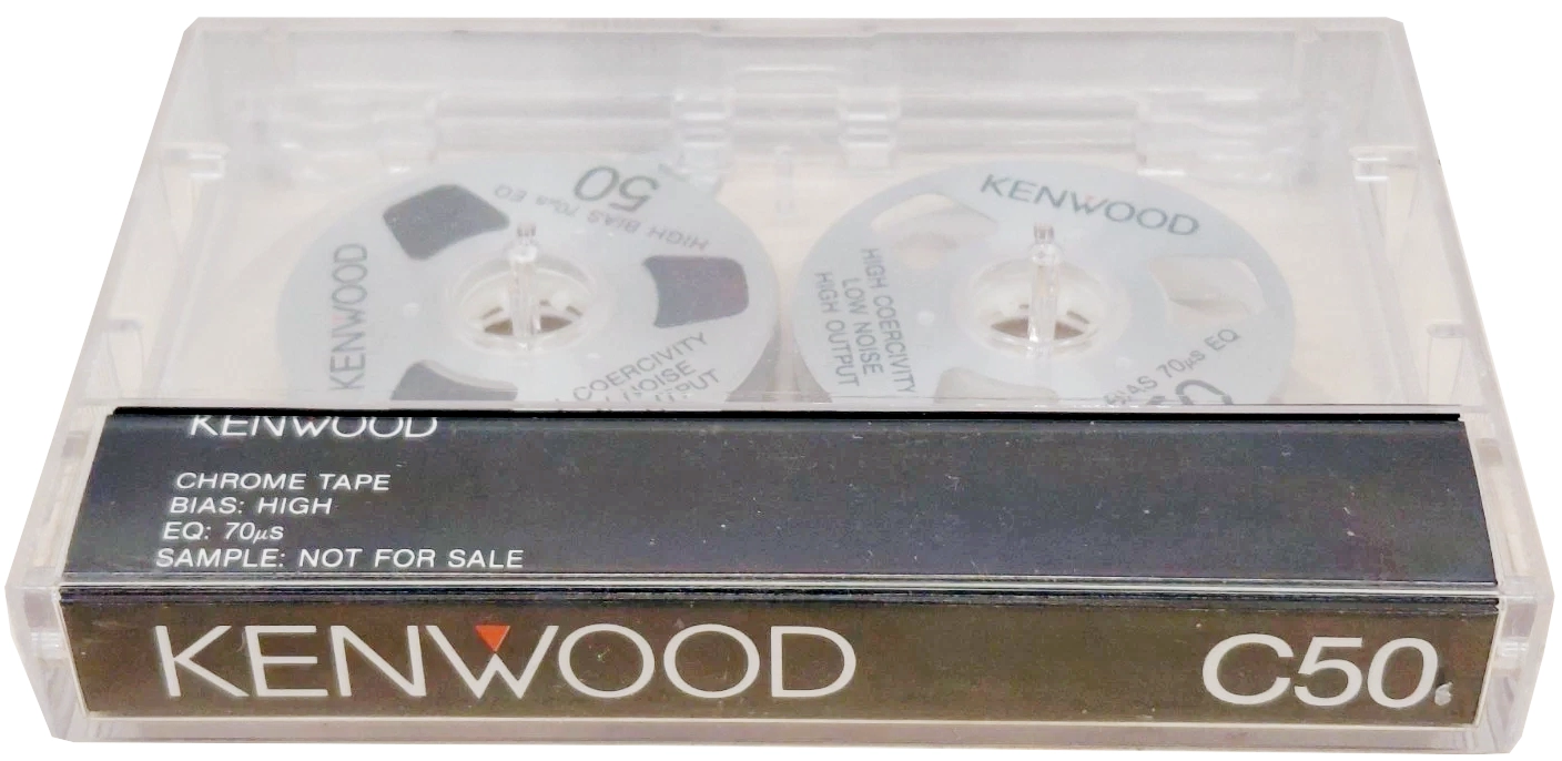 Compact Cassette Kenwood 50 Type II Chrome 1983 Japan
