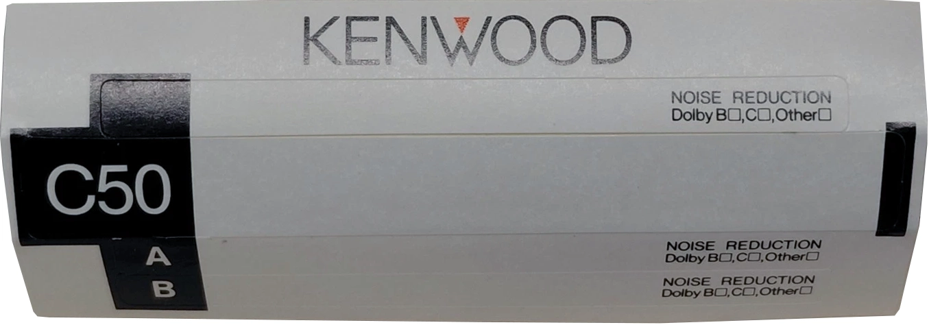 Compact Cassette Kenwood 50 Type II Chrome 1983 Japan