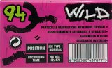 Compact Cassette Maxell Wild 94 Type I Normal 1998 Europe