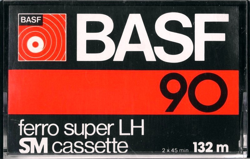 Compact Cassette BASF Ferro Super LH 90 "Small Window" Type I Normal 1977 Germany