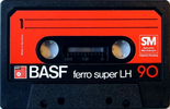 Compact Cassette BASF Ferro Super LH 90 "Small Window" Type I Normal 1977 Germany