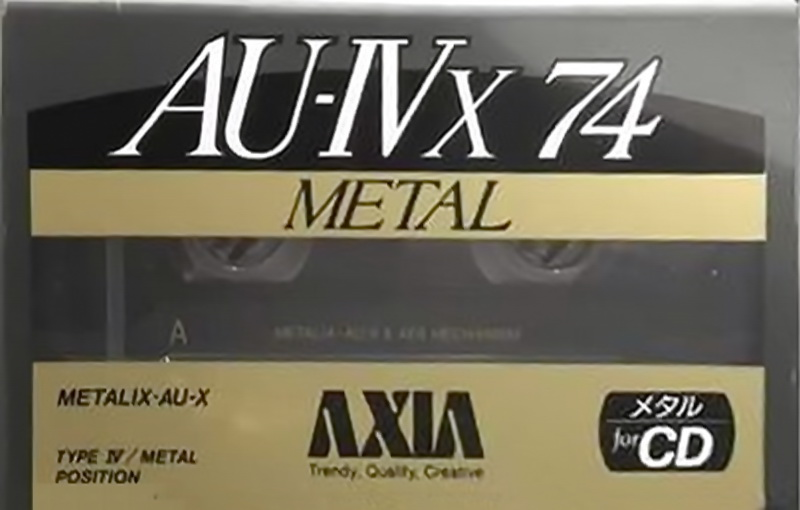 Compact Cassette: FUJI AXIA - AU-IVx 74