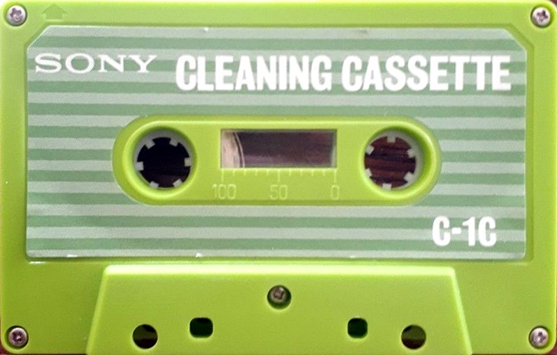 Compact Cassette Sony "C-1C" Cleaning Cassette Japan
