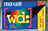 Compact Cassette Maxell wd: 60 Type I Normal 1996 Europe