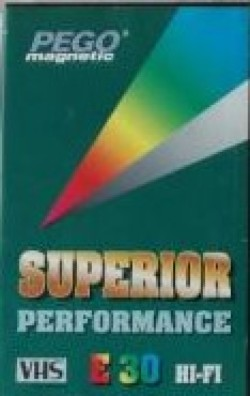 VHS, Video Home System Pego Magnetic Superior Performance 30 Type I Normal Slovenia