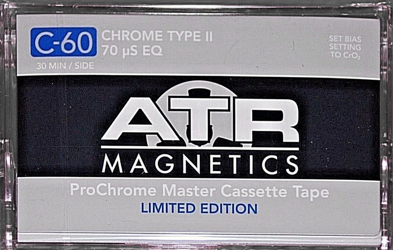 Compact Cassette ATR Magnetics 60 "# CASC-ATR60" Type II Chrome USA
