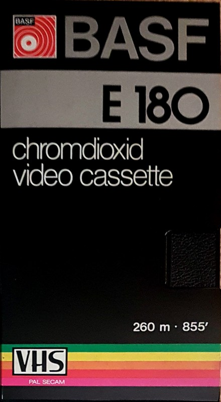 VHS, Video Home System: BASF  -  180