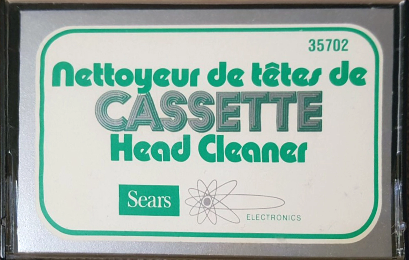 Compact Cassette Sears Cleaning Cassette Canada