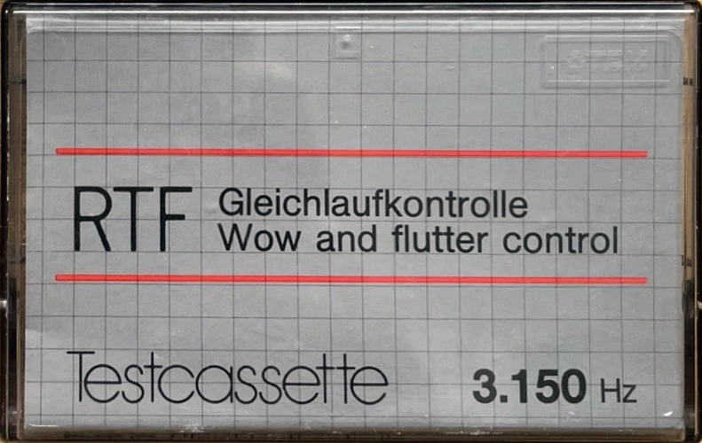Compact Cassette RTF Test Cassette Germany