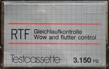 Compact Cassette RTF Test Cassette Germany