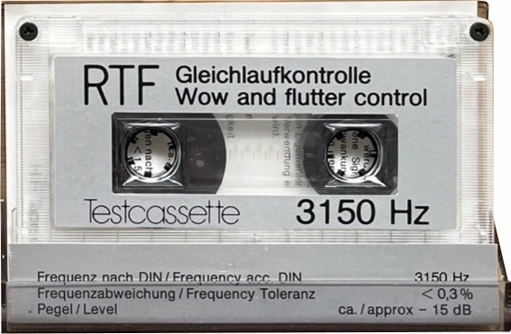 Compact Cassette RTF Test Cassette Germany