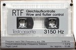 Compact Cassette RTF Test Cassette Germany