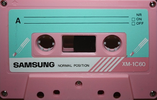 Compact Cassette Samsung XM-1 60 Type I Normal 1982 Europe