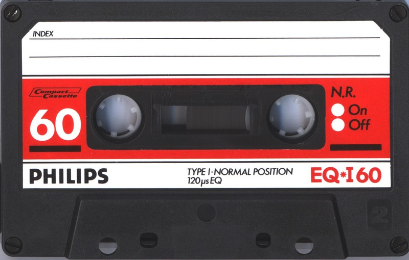 Compact Cassette Philips EQ-I 60 Type I Normal 1987 Europe