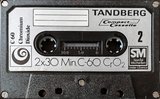 Compact Cassette Tandberg 60 Type II Chrome 1974 Europe