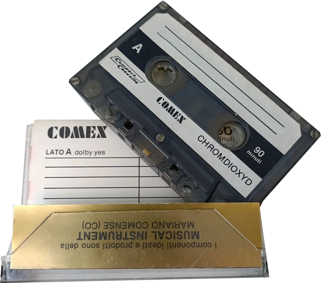 Compact Cassette Comex 90 Type II Chrome Italy