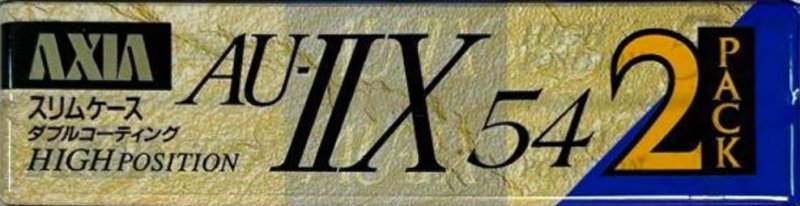 2 pack AXIA AU-IIx 54 "AU2X A 542" Type II Chrome 1992 Japan