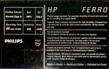 Compact Cassette Philips HP 90 Type I Normal 1987 Europe