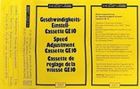 Compact Cassette Konig "GE 10" Service Cassette Europe