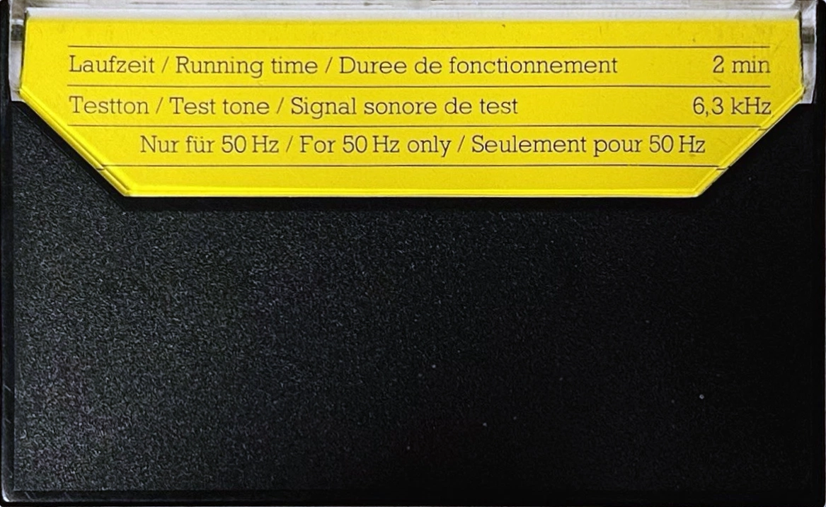 Compact Cassette Konig "GE 10" Service Cassette Europe