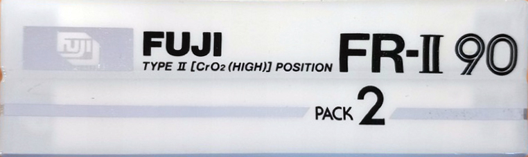 2 pack Fuji FR-II 90 Type II Chrome 1982 Japan