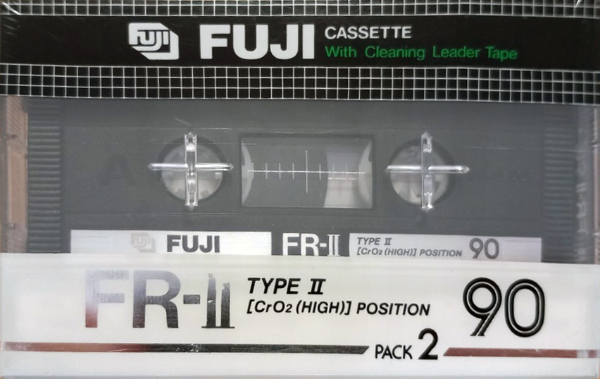 2 pack Fuji FR-II 90 Type II Chrome 1982 Japan