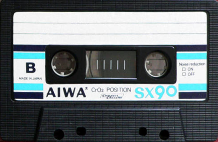 Compact Cassette Aiwa SX 90 Type II Chrome 1982 Japan