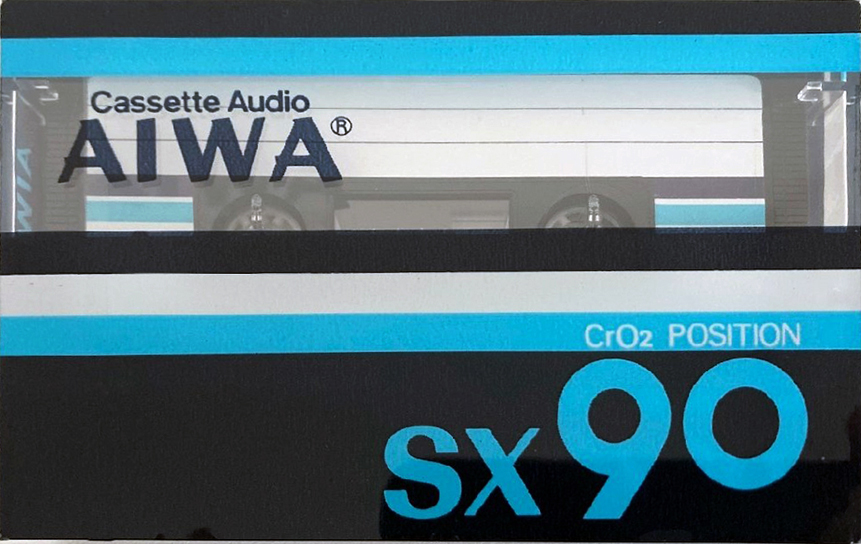 Compact Cassette Aiwa SX 90 Type II Chrome 1982 Japan