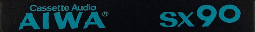 Compact Cassette Aiwa SX 90 Type II Chrome 1982 Japan