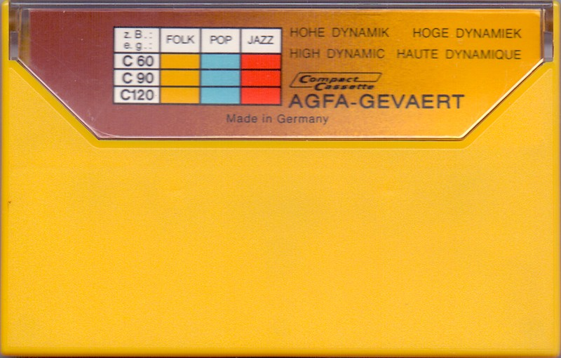 Compact Cassette AGFA Ferrocolor 60 Type I Normal 1978 Europe