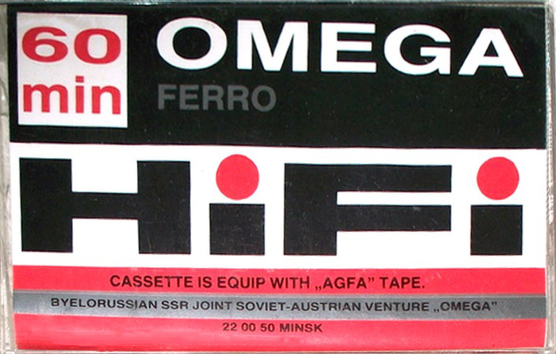 Compact Cassette Omega 60 Type I Normal Belarus