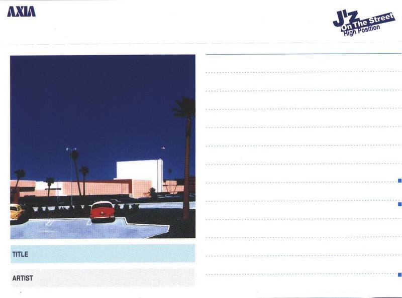 Compact Cassette AXIA J`z On the Street 54 "JZ2S 54" Type II Chrome 1998 Japan