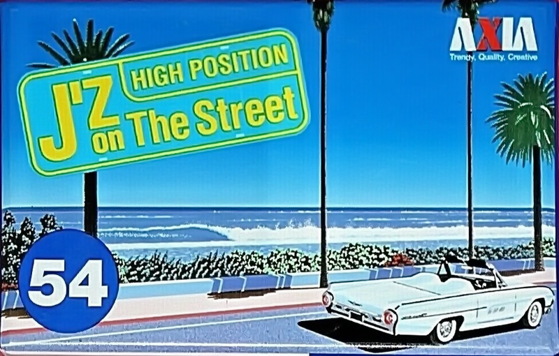 Compact Cassette AXIA J`z On the Street 54 "JZ2S 54" Type II Chrome 1998 Japan