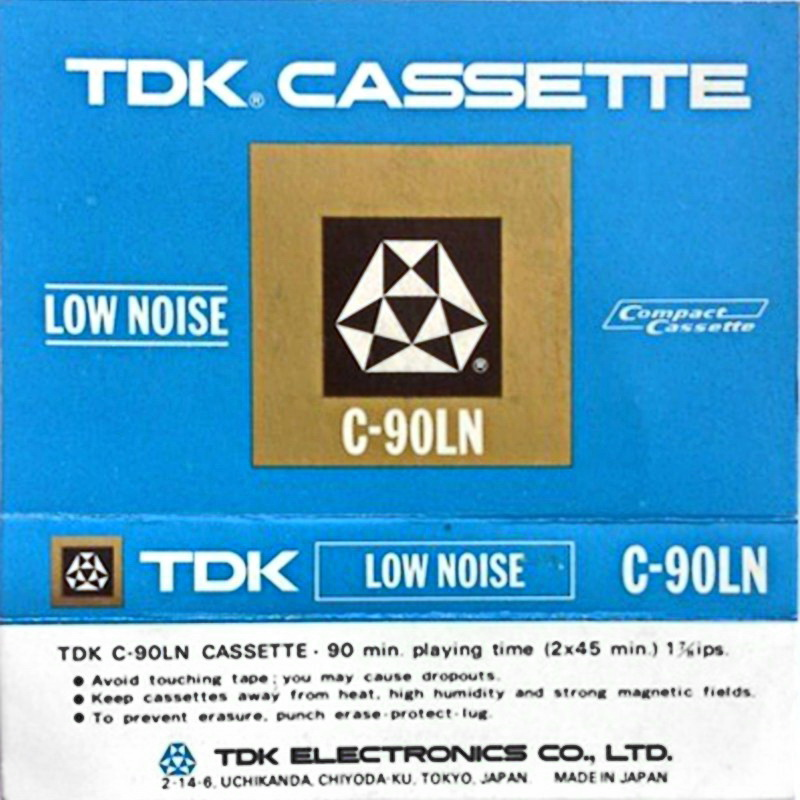 Compact Cassette TDK 90 Type I Normal 1972 Japan
