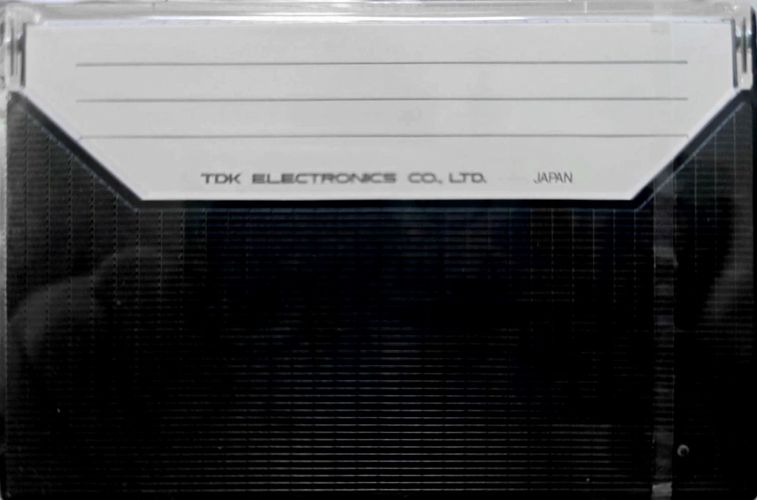 Compact Cassette TDK D "Alignment tape AC-212" Service Cassette 1982 North America