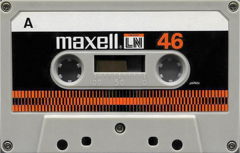 Compact Cassette Maxell LN 46 Type I Normal 1977 USA