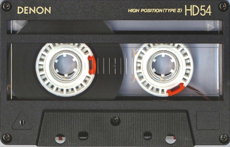 Compact Cassette Denon HD 54 "HD54M" Type II Chrome 1987 Japan