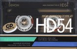 Compact Cassette Denon HD 54 "HD54M" Type II Chrome 1987 Japan