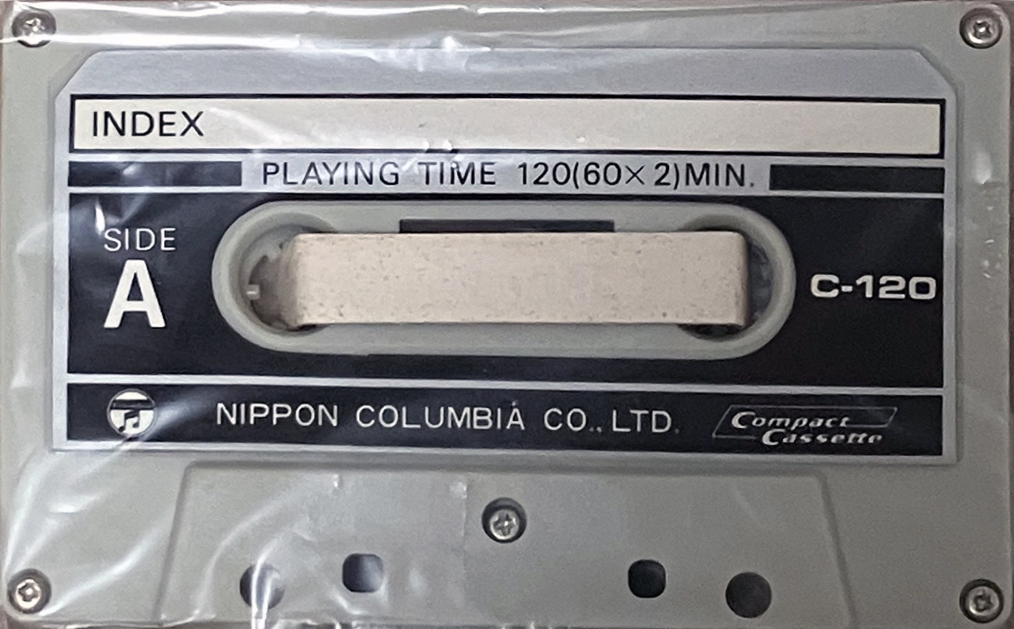 Compact Cassette Columbia TRK 120 "TRK-1201" Type I Normal 1972 Japan