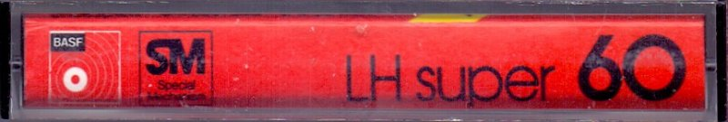 Compact Cassette BASF LH Super 60 "Small Window" Type I Normal 1974 Europe