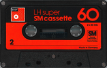 Compact Cassette BASF LH Super 60 "Small Window" Type I Normal 1974 Europe