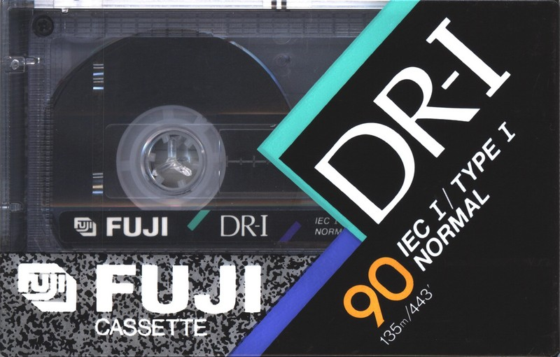 Compact Cassette Fuji DR-I 90 Type I Normal 1989 North America