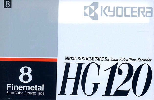 Video8, Hi8, Digital8 Kyocera Finemetal 120 "HG" Type IV Metal Japan