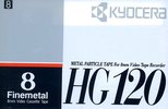 Video8, Hi8, Digital8 Kyocera Finemetal 120 "HG" Type IV Metal Japan
