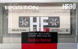 Compact Cassette Bigston HF 90 Type I Normal 1988 Europe