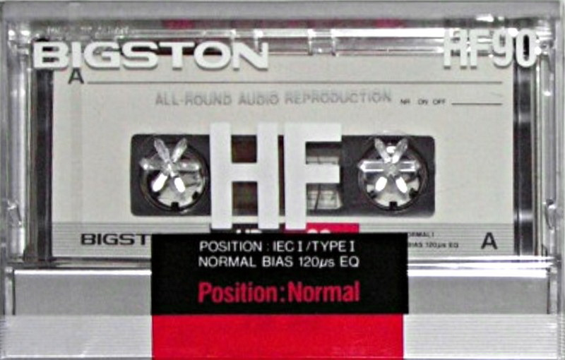 Compact Cassette Bigston 60 Type I Normal Hong Kong