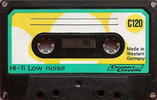Compact Cassette Horten 120 "SUPERSOUND" Type I Normal 1974 Europe